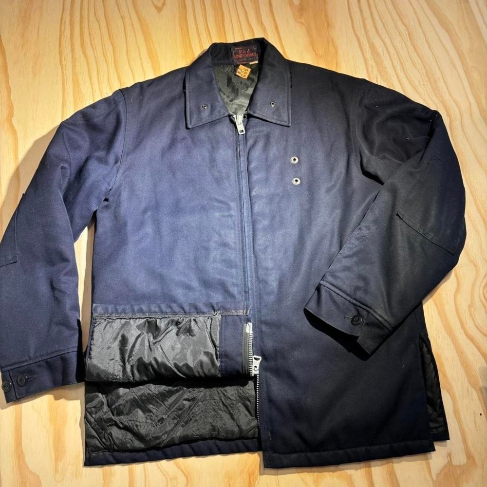 F&j uniforms vintage work chore coat